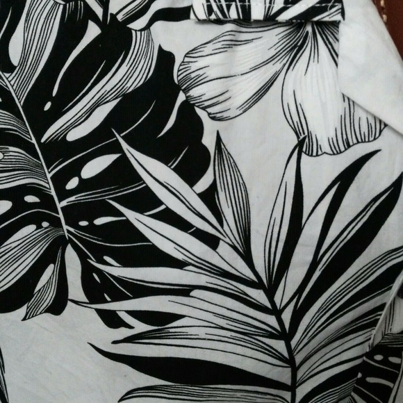 Pacific Legend Aloha Hawaiian Men's Black White L - Picture 3 of 7